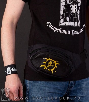 сумка на пояс с вышивкой кино в. цой (солнце)