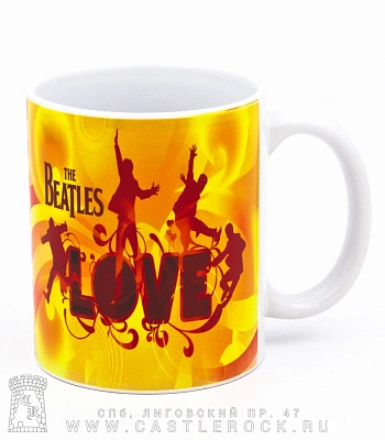 кружка beatles "love"