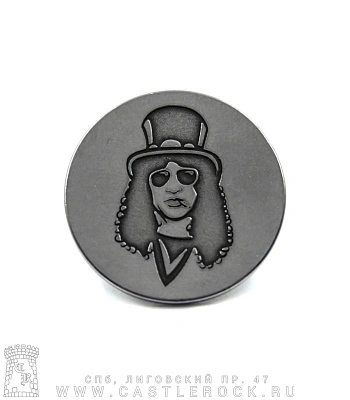 значок цанга рельефный guns'n'roses slash