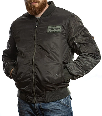 куртка пилот foersverd серо-зеленая (патч, бомбер) куртка пилот foersverd серо-зеленая (патч, бомбер)