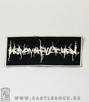 нашивка heaven shall burn (белое лого)
