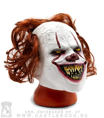 маска клоун pennywise (оно, клыки)