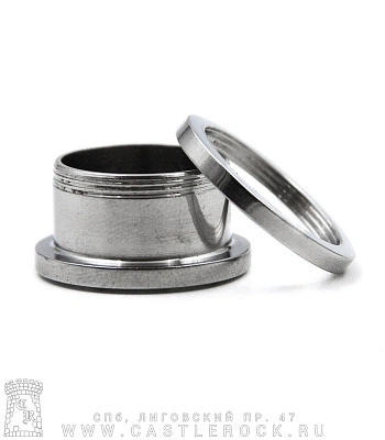 Плаг Сталь Крест Железный 16 мм