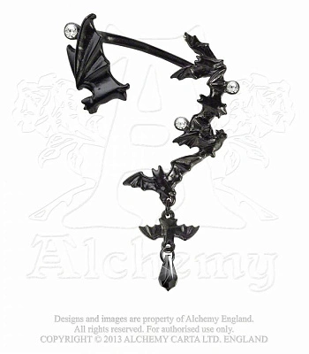 серьга кафф alchemy gothic (алхимия готик) e345 night sky