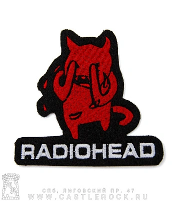 нашивка radiohead crying minotaur (вышивка)