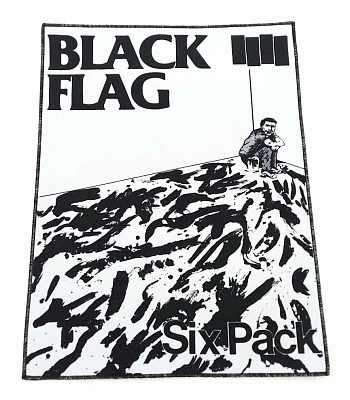 нашивка на спину black flag "six pack"
