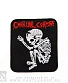 нашивка cannibal corpse "butchered at birth" (скелет, вышивка)