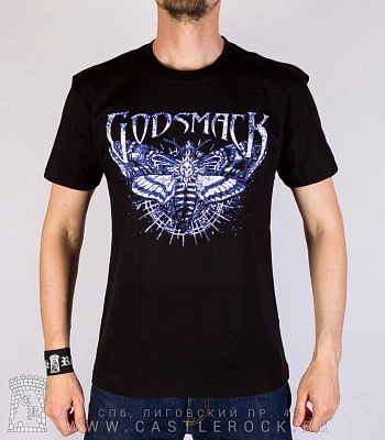 футболка godsmack (мотылек)