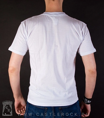 футболка casualties "hardcore punk rock" (белая)