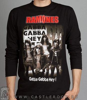 футболка ramones "gabba gabba hey!" д/р