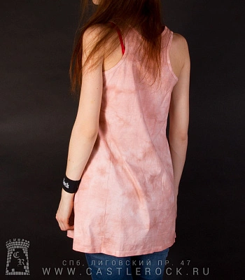 туника кошка с пудреницей (персиковая)