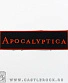 нашивка apocalyptica (лого красное)