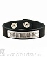 браслет кожаный metallica
