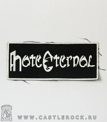 нашивка hate eternal (лого белое)