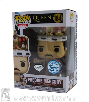 статуэтка queen freddie mercury (в короне, funko pop!)