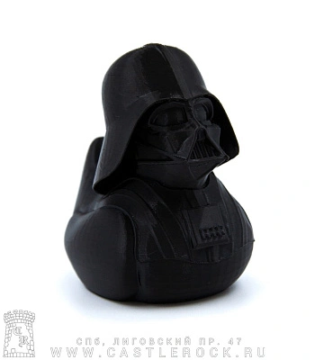 статуэтка уточка darth vader дарт вейдер (3d печать, черная)