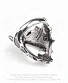 кольцо alchemy gothic (алхимия готик) r216 stealth