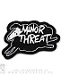 нашивка minor threat "out of step" (вышивка)
