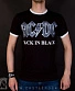 футболка ac/dc "back in black" (рингер)