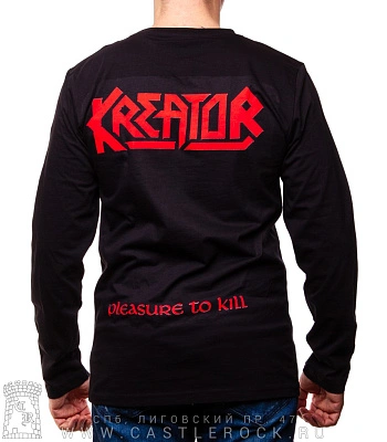 футболка kreator "pleasure to kill" д/р
