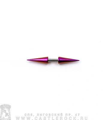 Микроштанга Сталь с Шипами (фиолетовыми) 1,6 х 6 х 4/4