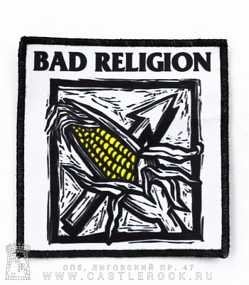нашивка bad religion "against the grain"