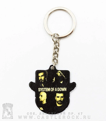 брелок металлический system of a down "36"