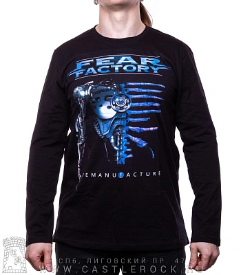 футболка fear factory "demanufacture" д/р