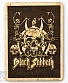 магнит деревянный black sabbath (череп)