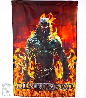 флаг disturbed "indestructible"