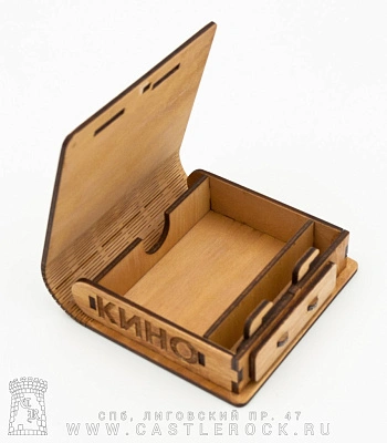 портсигар деревянный кино в. цой