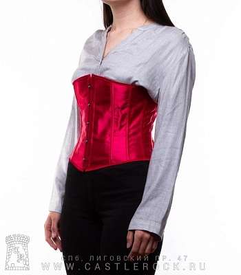 корсет под грудь (красный)