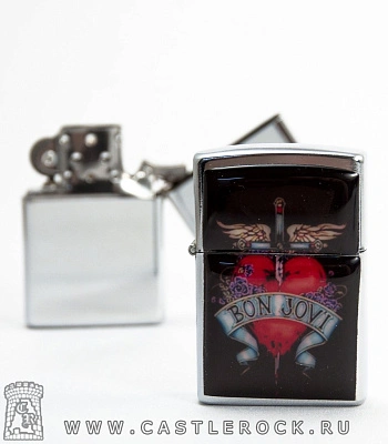зажигалка цветная bon jovi