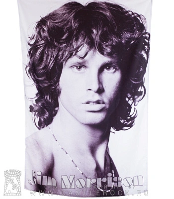 постер тканевый doors jim morrison (ч/б)