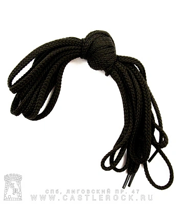 шнурки черные (плоские)