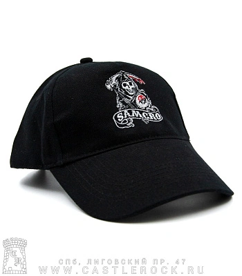 бейсболка sons of anarchy (king size, вышивка)
