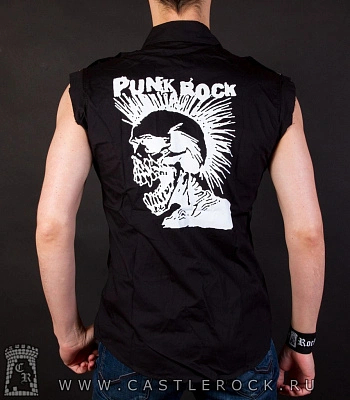 безрукавка punk rock