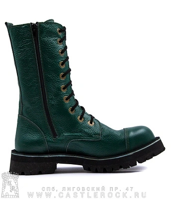 ботинки "buster". молния (зеленые)