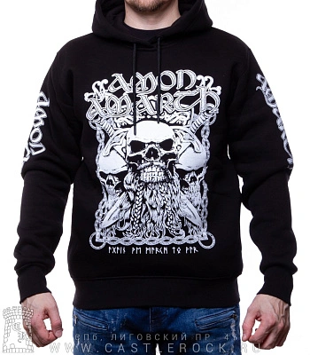 балахон amon amarth (череп викинга)