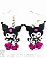 серьги hello kitty kuromi куроми