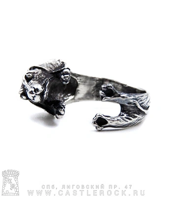 кольцо собака такса (разъемное)