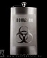 фляга стальная с гравировкой biohazard 10 oz