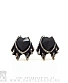 серьги alchemy gothic (алхимия готик) e208 black heart