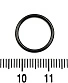 Сегментное Кольцо Сталь Черное 1,2 х 12