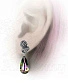серьги alchemy gothic (алхимия готик) e409 kraken