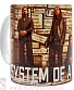 кружка system of a down "mezmerize" (надпись белая)