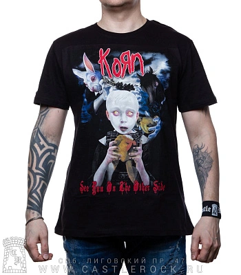 футболка korn "see you on the other side"