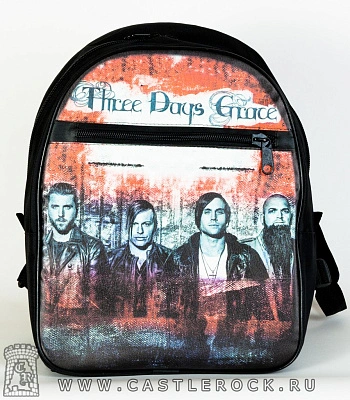 рюкзак three days grace (группа, тон красный)