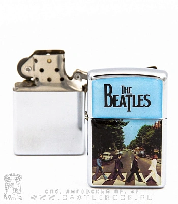 зажигалка цветная beatles "abbey road"