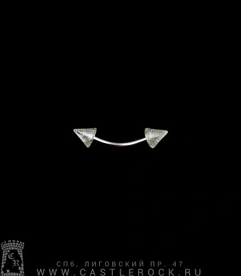 Микробанан Сталь с Акриловыми Шипами (прозрачными) 1,2 х 10 х 4/4